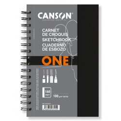Canson - Canson One Art Book Çizim Defteri Spiralli 100g 80 Yaprak 27,9x35cm