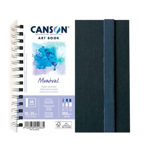 Canson Art Book Mixed Media Montval Pad 300g 48 Yaprak