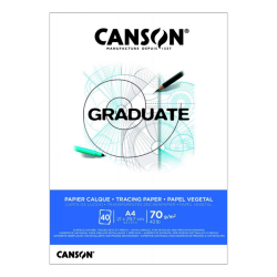 Canson - Canson Graduate Tracing Paper Aydınger Bloğu 70g 40 Yaprak A4