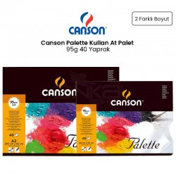 Canson - Canson Palette Kullan At Palet 95g 40 Yaprak