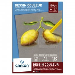 Canson - Canson Pastel Paper Pad Pastel Kağıdı Defteri 150g 12 Yaprak A4