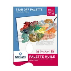 Canson - Canson Tear of Palette Kullan At Palet 24x32cm 60g 20 Yaprak (1)