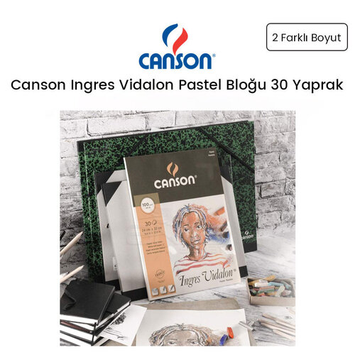 Canson Ingres Vidalon Pastel Bloğu 100g 30 Yaprak