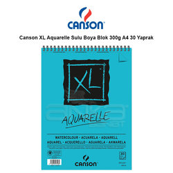 Canson - Canson XL Aquarelle Sulu Boya Blok 300g A4 30 Yaprak