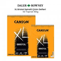 Canson XL Bristol Spiralli Çizim Defteri 180g 50 Yaprak - Thumbnail