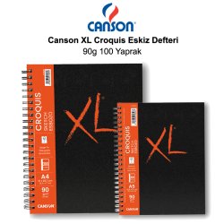 Canson XL Croquis Eskiz Defteri 90g 100 Yaprak - Thumbnail