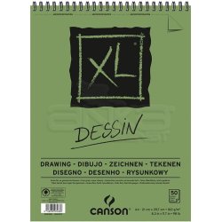 Canson - Canson XL Dessin Albüm Spiralli Light Grain 160g A4