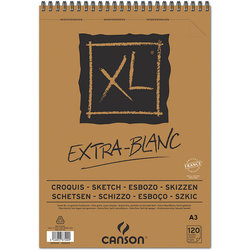 Canson - Canson XL Extra White Eskiz Defteri 90g 120 Yaprak (1)