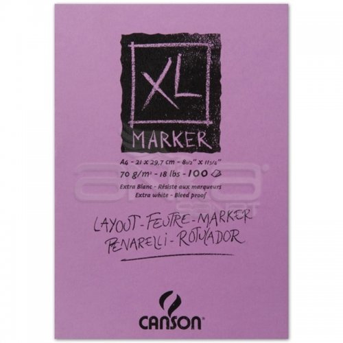 Canson XL Marker Çizim Defteri 70g 100 Yaprak