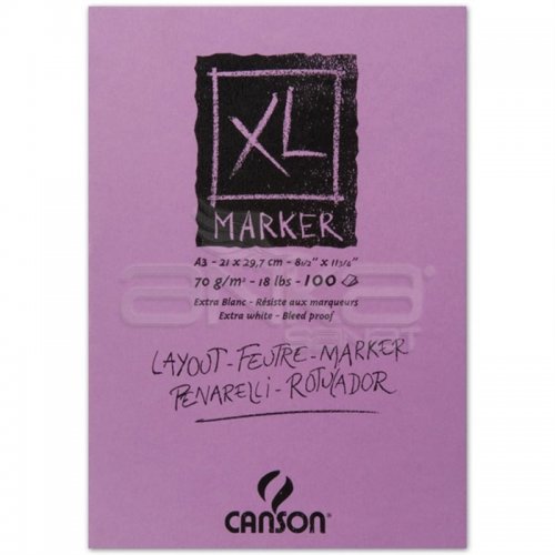 Canson XL Marker Çizim Defteri 70g 100 Yaprak