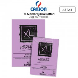 Canson - Canson XL Marker Çizim Defteri 70g 100 Yaprak