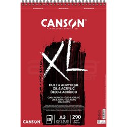 Canson - Canson XL Oil & Acrylic Spiralli Defter 30 Yaprak 290g (1)