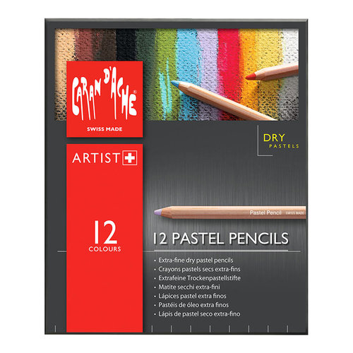 Caran dAche 12li Pastel Boya Kalem Seti