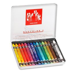 Caran dAche - Caran dAche Neocolor II Aquarel Pastel Boya 15li- (1)