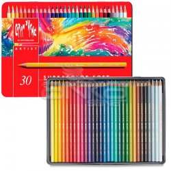 Caran dAche - Caran dAche Supracolor Soft Aquarelle 30lu Sulu Boya Kalem Seti (1)