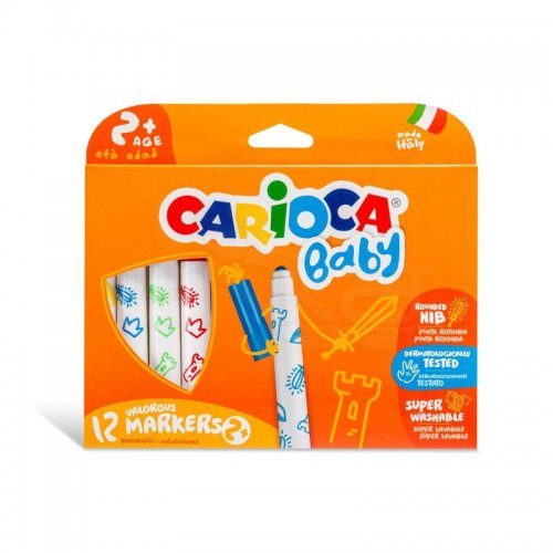 Carioca Baby Valorous Markers 12 Renk 42814