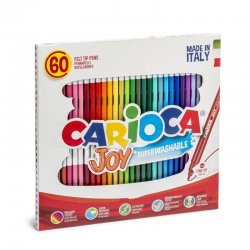 Carioca Joy Süper Yıkanabilir Keçeli Boya Kalemi 60lı 41015 - Thumbnail