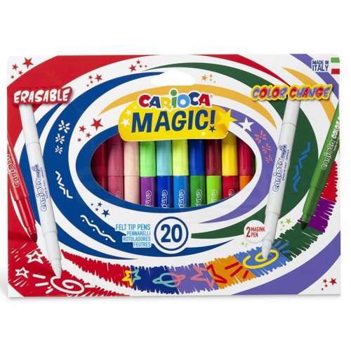 Carioca Magic Renk Değiştiren Sihirli Keçeli Kalem 18+2 Renk 41369