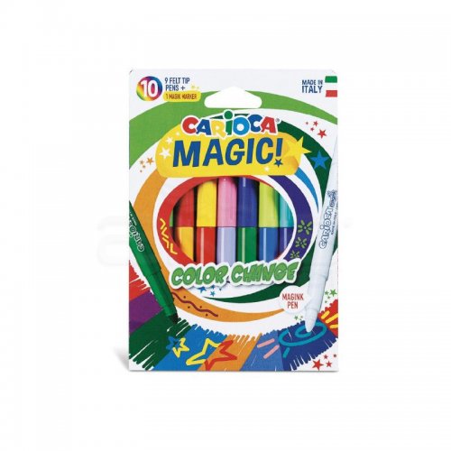 Carioca Magic Renk Değiştiren Sihirli Keçeli Kalem 9+1 Renk 42737