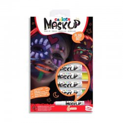 Carioca - Carioca Mask Up Yüz Boyası Seti Neon Renkler 6g 6lı 43156