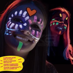 Carioca Mask Up Yüz Boyası Seti Neon Renkler 6g 6lı 43156 - Thumbnail