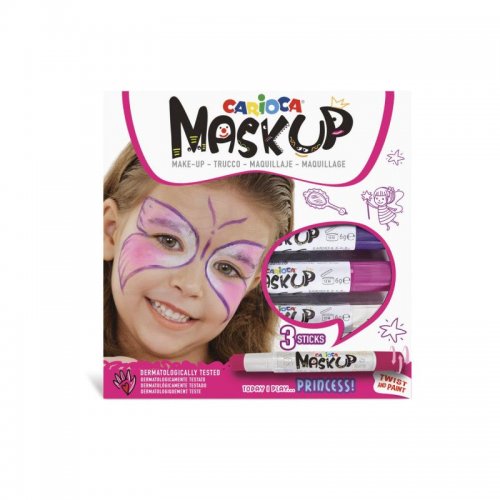 Carioca Mask Up Yüz Boyası Seti Prenses Set 6g 3lü 43049