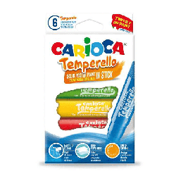 Carioca Tempera Stick Poster Boyası 6lı 42739 - Thumbnail