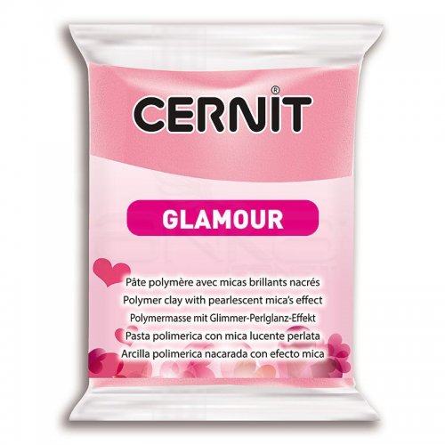 Cernit Glamour (Metalik) Polimer Kil 56g 922 Fuschia - Glamour 922 Fuschia