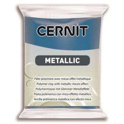 Cernit - Cernit Metallic Polimer Kil 56g 200 Blue