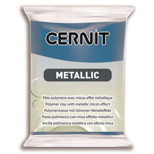 Cernit Metallic Polimer Kil 56g 200 Blue
