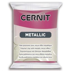 Cernit - Cernit Metallic Polimer Kil 56g 460 Magenta