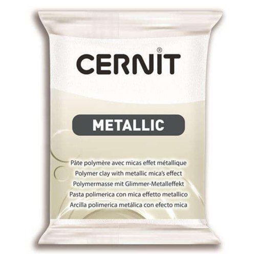 Cernit Metallic Polimer Kil 56g 085 Pearl Whıte -