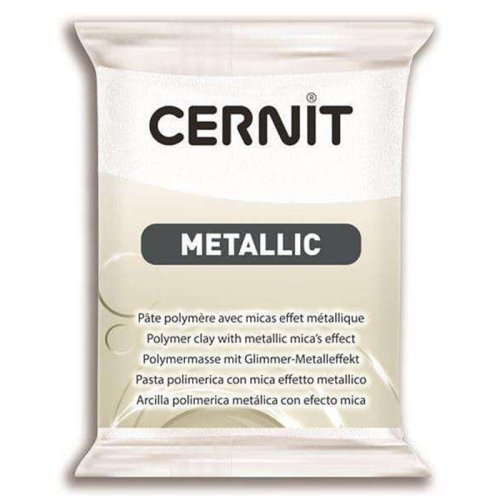 Cernit Metallic Polimer Kil 56g 085 Pearl Whıte