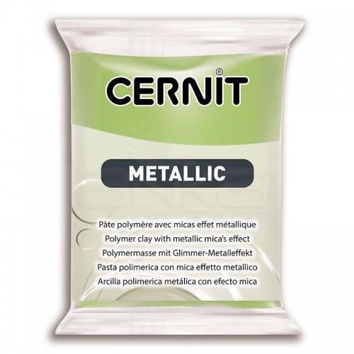 Cernit Metallic Polimer Kil 56g 051 Green Gold - 051 Green Gold