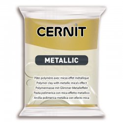 Cernit - Cernit Metallic Polimer Kil 56g 053 Rich Gold