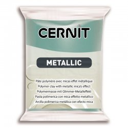 Cernit - Cernit Metallic Polimer Kil 56g 054 Turquoise Gold