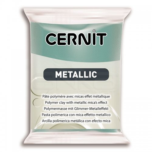 Cernit Metallic Polimer Kil 56g 054 Turquoise Gold - 054 Turquoise Gold