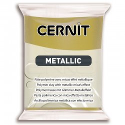 Cernit - Cernit Metallic Polimer Kil 56g 055 Antique Gold