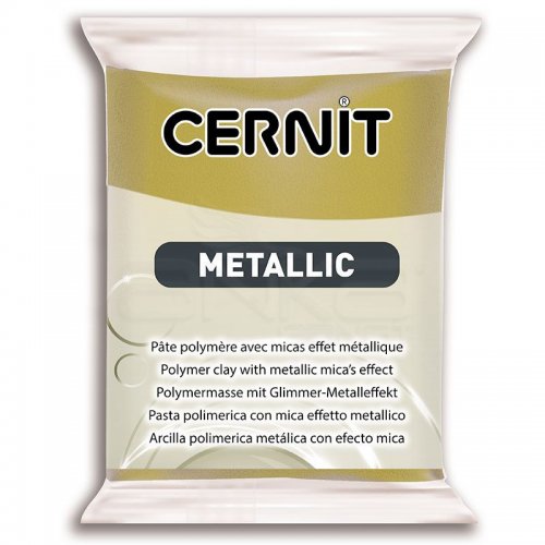 Cernit Metallic Polimer Kil 56g 055 Antique Gold