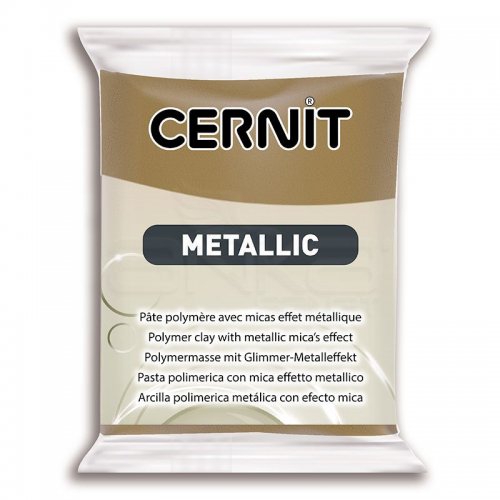 Cernit Metallic Polimer Kil 56g 059 Antique Bronz - 059 Antique Bronz