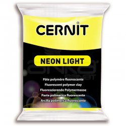 Cernit - Cernit Neon Light (Fosforlu) Polimer Kil 56g 700 Yellow