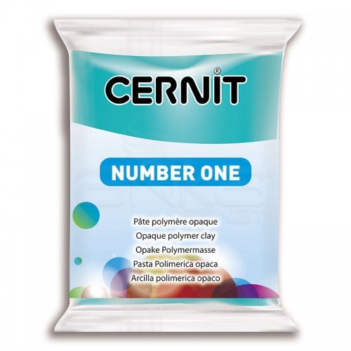 Cernit Number One Polimer Kil 56g 280 Turquoise - 280 Turquoise