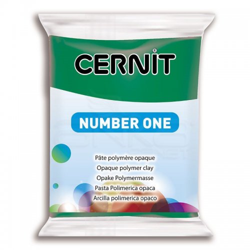 Cernit Number One Polimer Kil 56g 620 Emerald - 620 Emerald