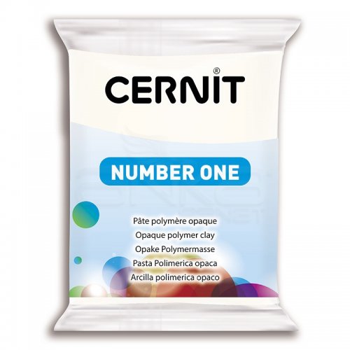 Cernit Number One Polimer Kil 56g 010 White - 010 White