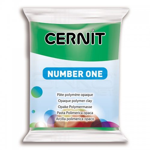 Cernit Number One Polimer Kil 56g 600 Green - 600 Green
