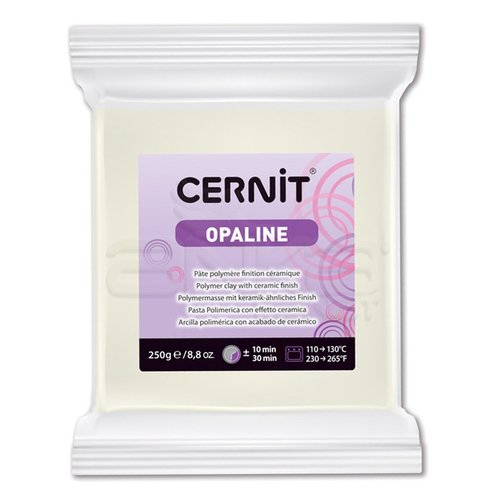 Cernit Opaline Polimer Kil 250g 010 White - 010 White