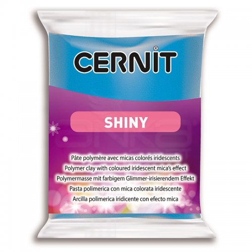 Cernit Shiny Polimer Kil 56g 200 Blue - 200 Shiny Blue