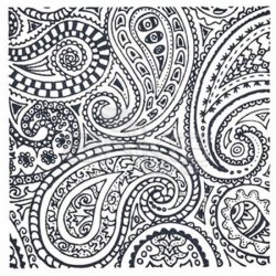 Cernit - Cernit Silikon Desen Kalıbı 9x9cm Paisley 95010 (1)