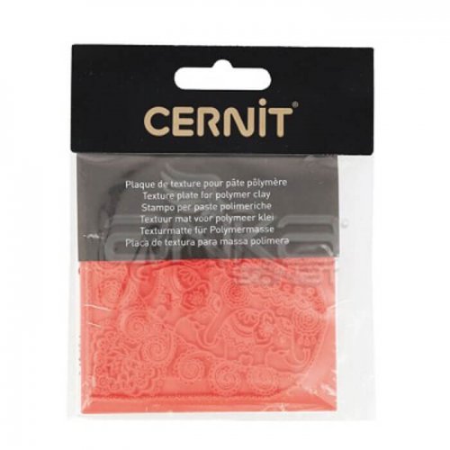 Cernit Silikon Desen Kalıbı 9x9cm Village 95007