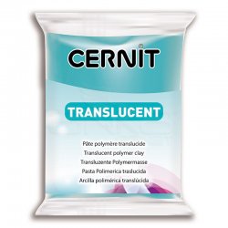 Cernit - Cernit Translucent (Transparan) Polimer Kil 56g 280 Turquoise Blue